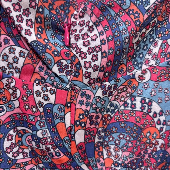 For Love And Lemons Floral Long Sleeve Dress - Pink and Purple - Picture 5 of 5